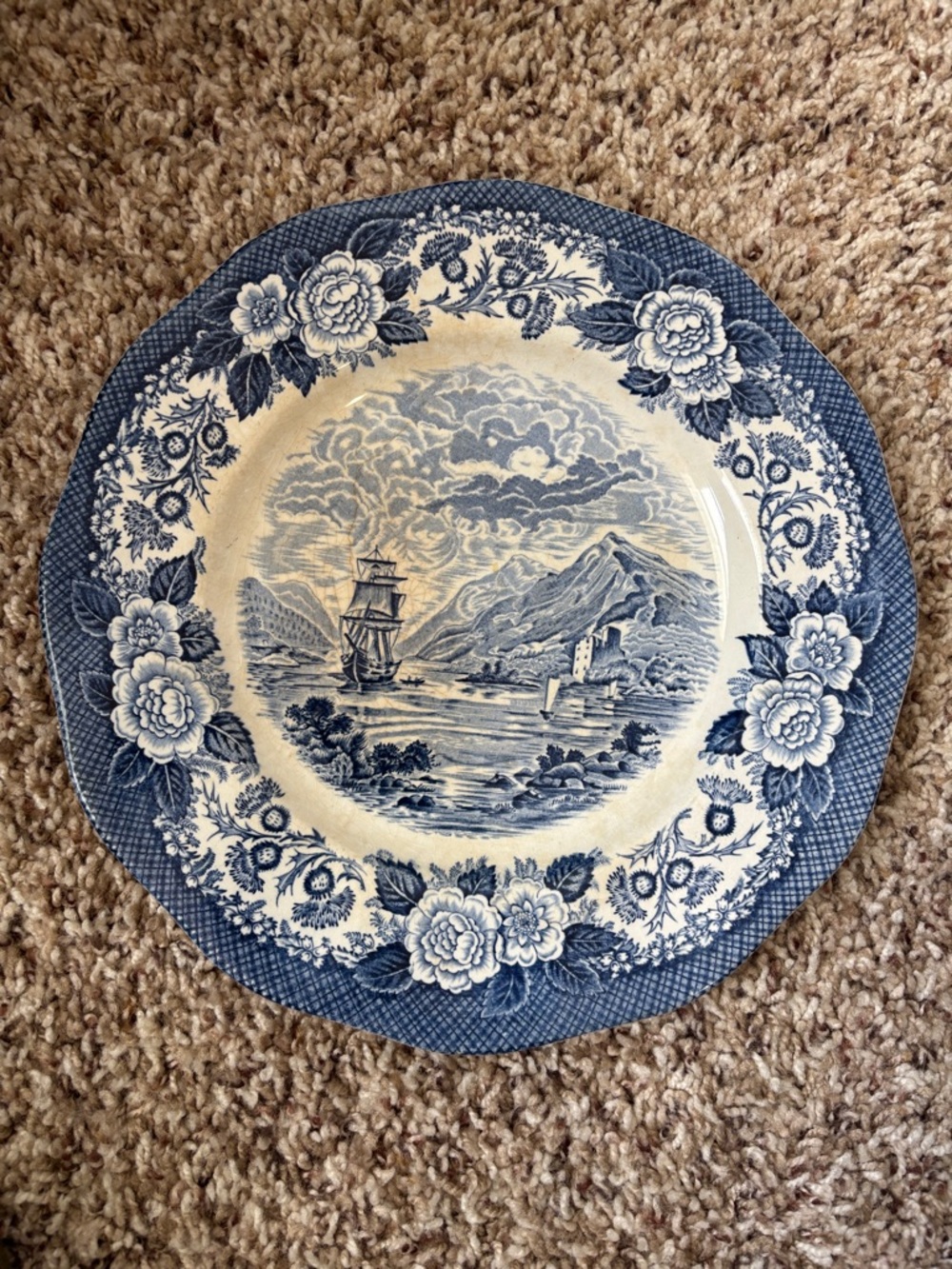Lochs of Scotland Dinner Plate by Royal Warwick